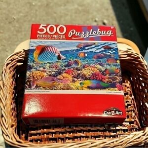 New cra-z-art Puzzlebug Kids Puzzles Game Tropical Fish Wonderful Water World